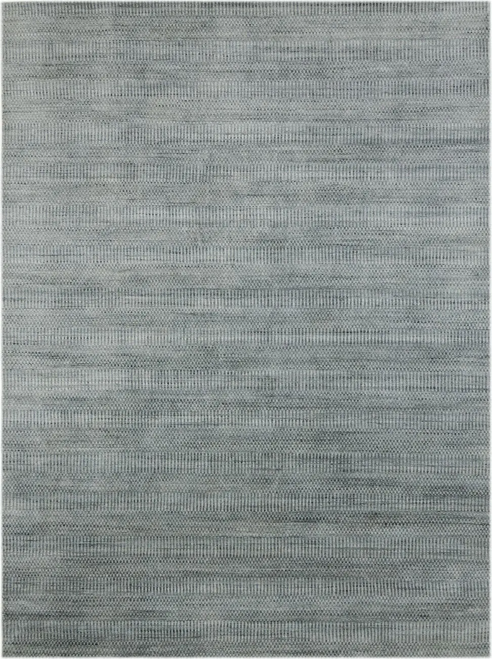 Modern Loom Raffia Gray Hand Woven Silk Rug