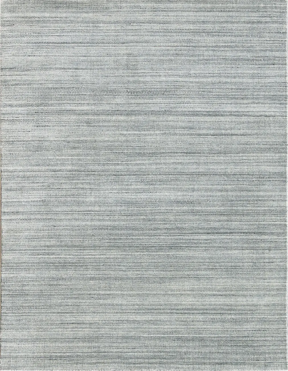 Modern Loom Raffia Blue Hand Woven Silk Rug