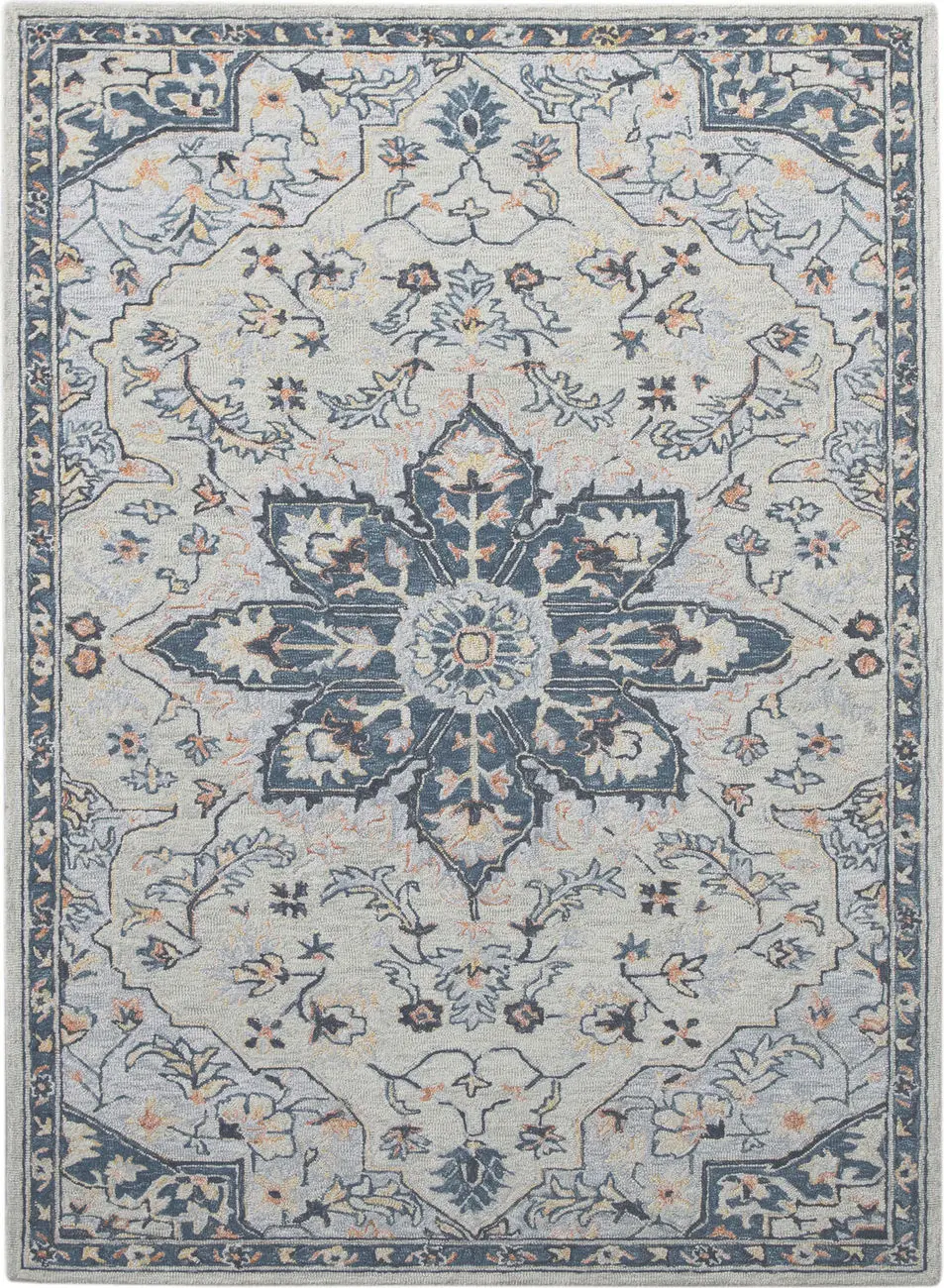 Modern Loom Radiant Multi-Colored Hand Tufted Wool Rug