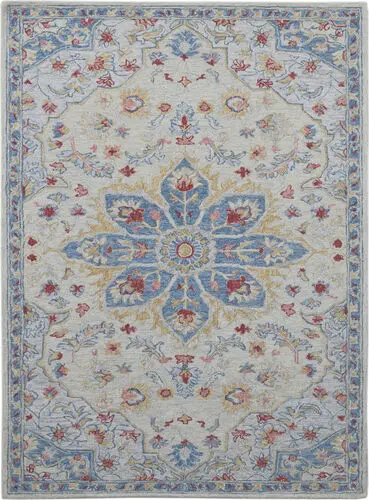 Modern Loom Radiant Multi-Colored Hand Tufted Wool Rug