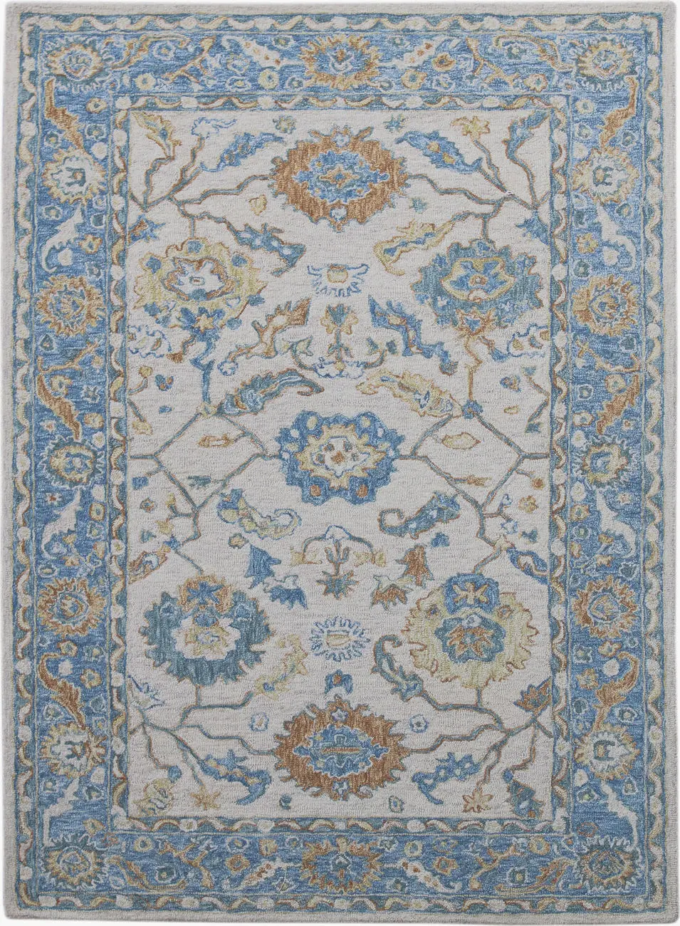 Modern Loom Radiant Multi-Colored Hand Tufted Wool Rug