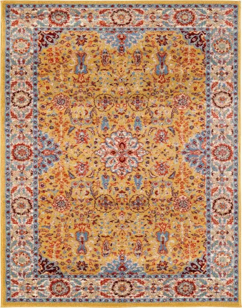 Modern Loom Sanya Multi-Colored Power Loomed Synthetic Rug