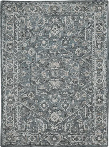 Modern Loom Vestige Blue Hand Tufted Silk Rug