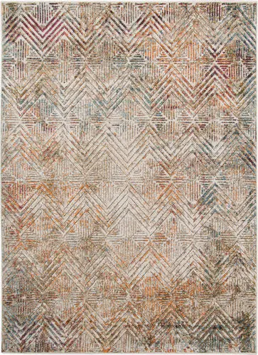 Modern Loom Xavier Multi-Colored Power Loomed Synthetic Rug