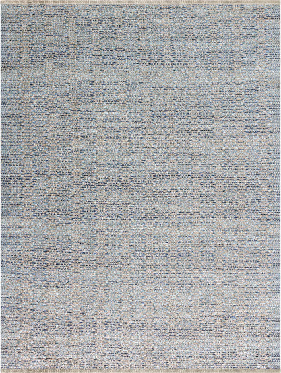 Modern Loom Zola Blue Flatweave Natural Fiber Rug
