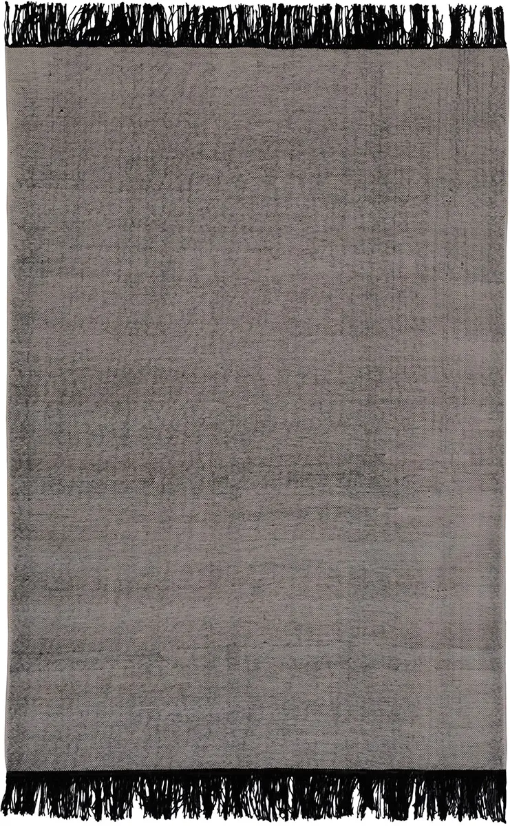 I and I Gray Wool Cotton Rug