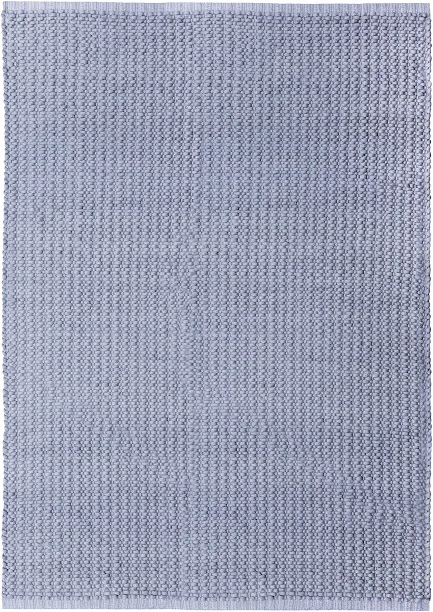 I and I Black Solid Color Cotton Rug