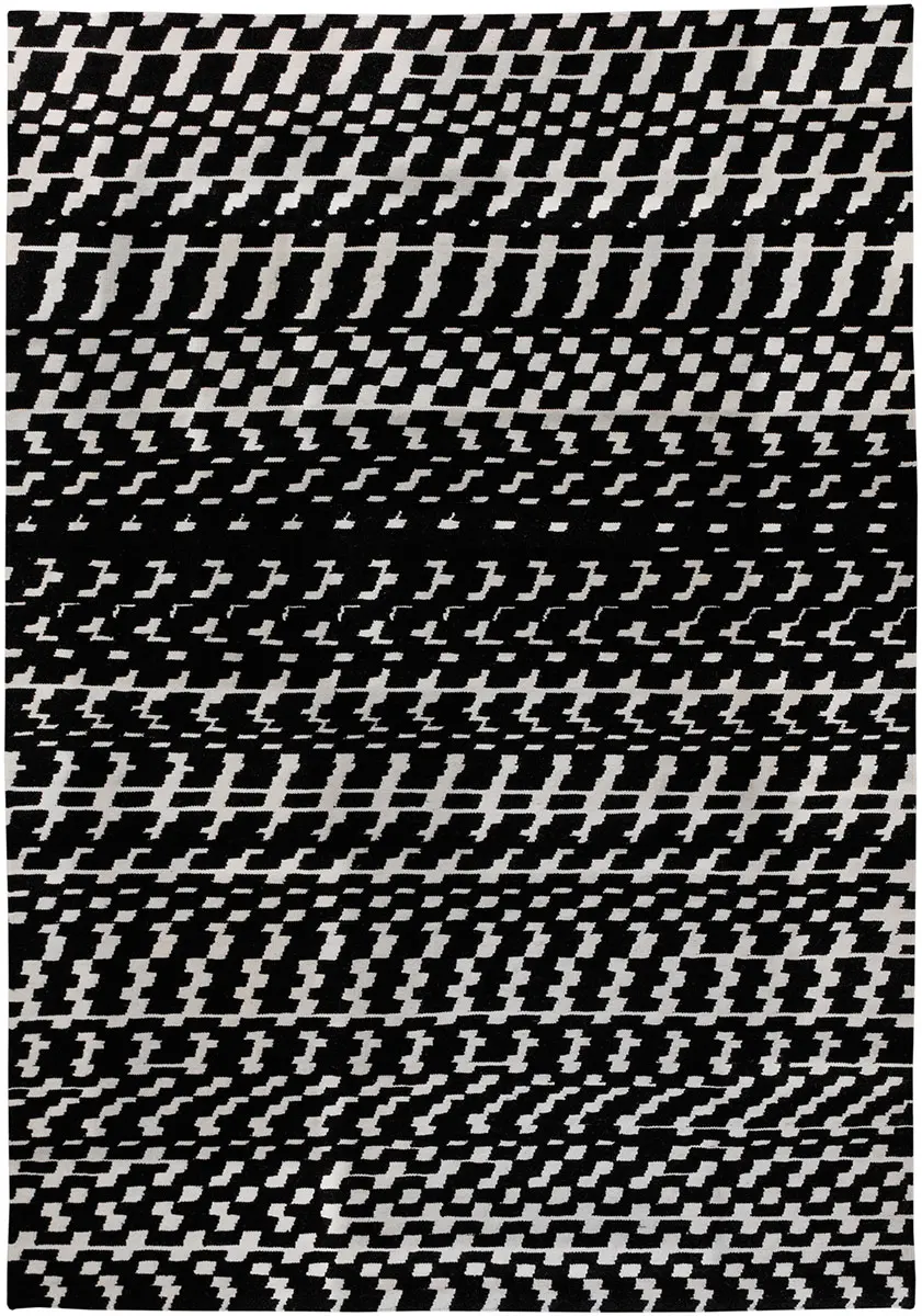 I and I Gray Patterned Cotton Rug