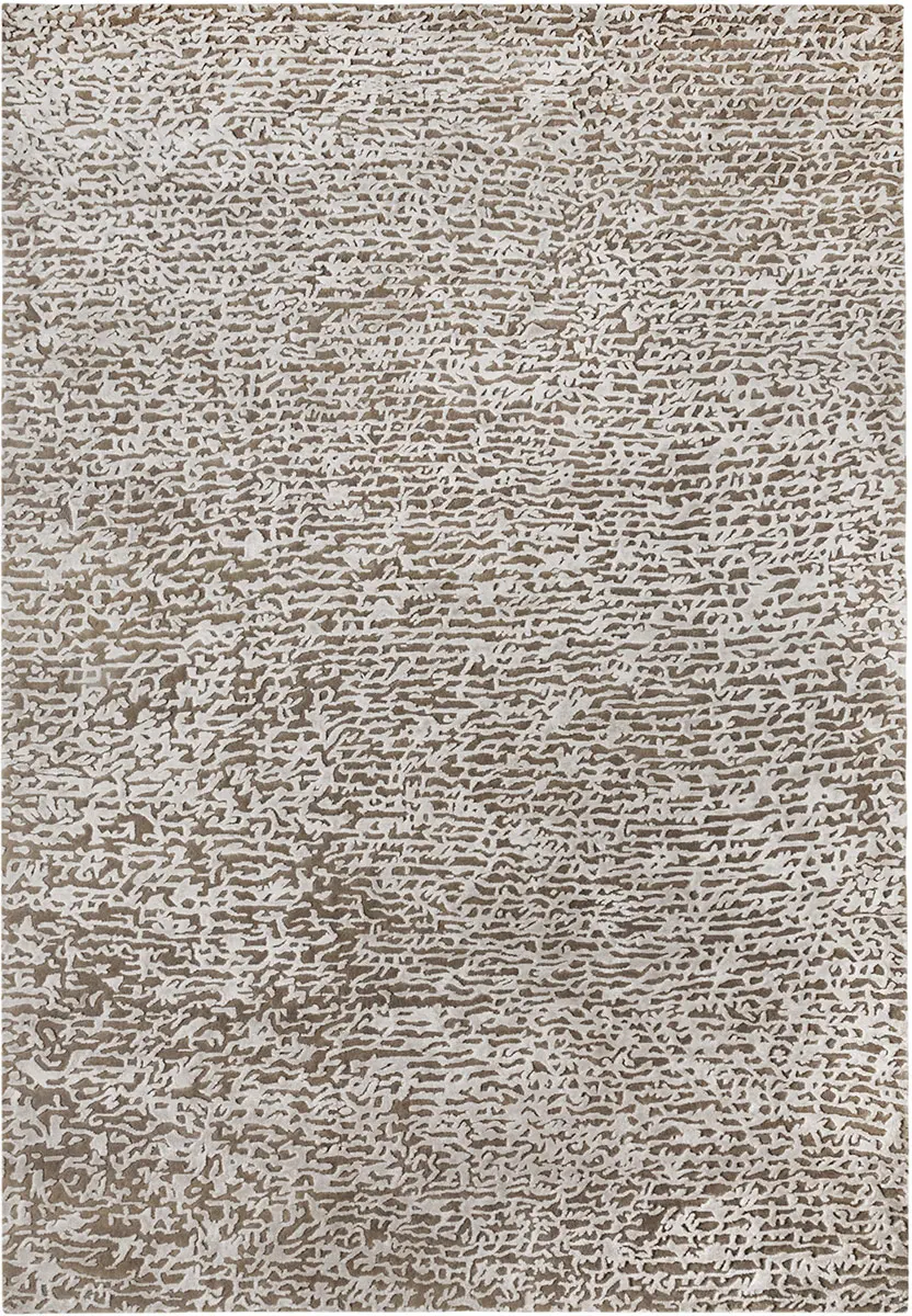 I and I Brown Hilo Silk Rug 2