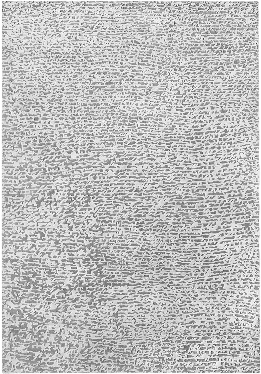 I and I White Hilo Silk Rug 2