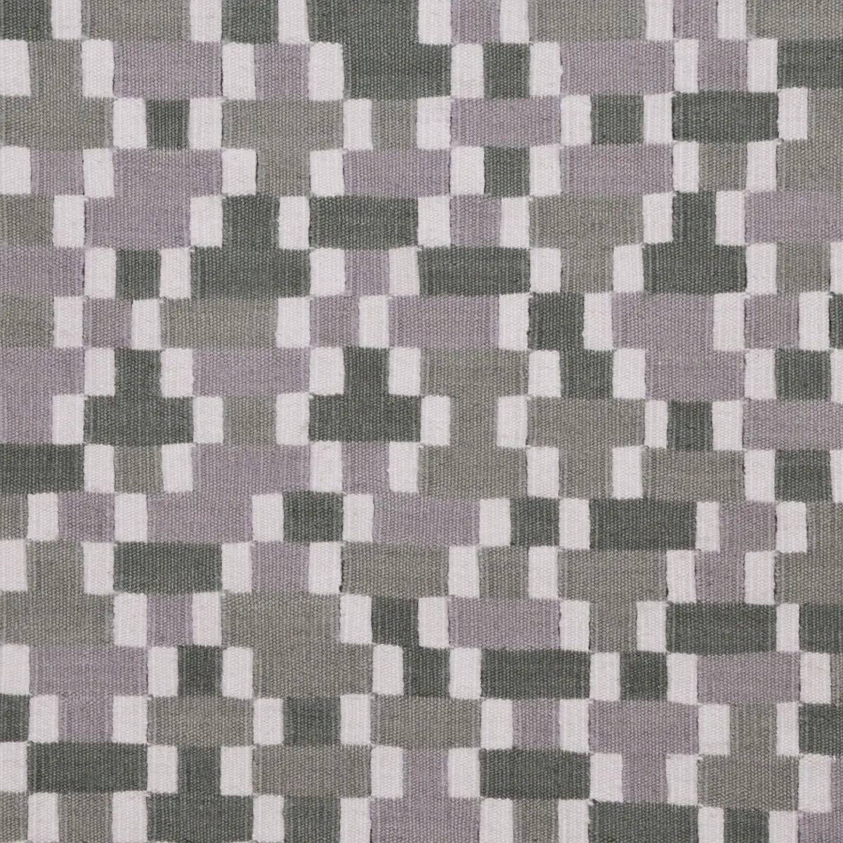 I and I Gray Patterned Cotton Rug 2
