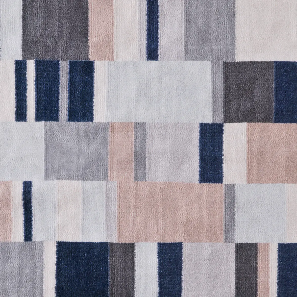 I and I White Patterned Cotton Rug 6