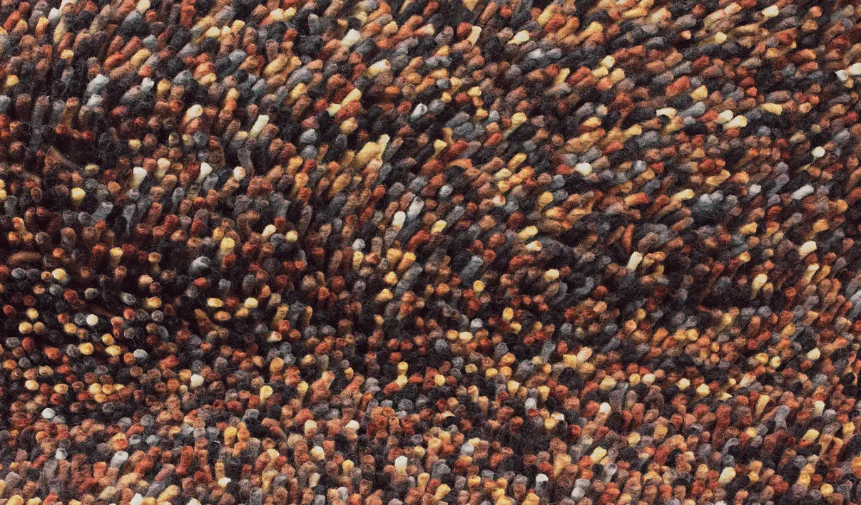 Hard Rug Rocks Rocks Copper Shag Rug