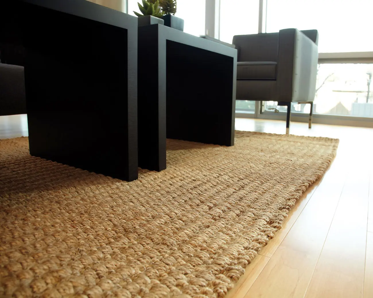 Anji Mountain Beige Flatweave Rug 4