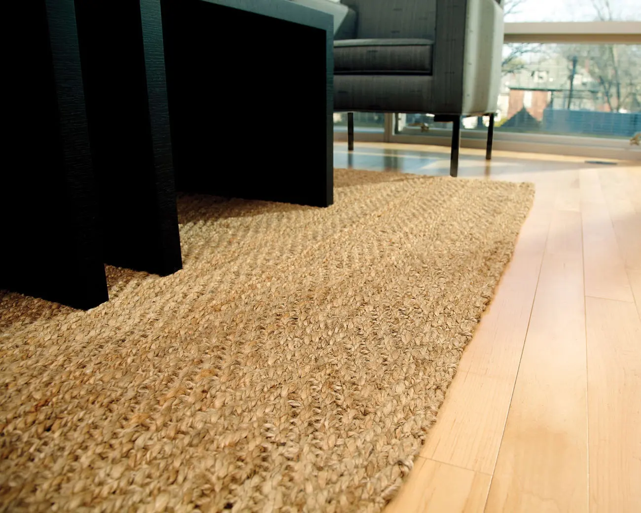 Anji Mountain Beige Flatweave Rug 5