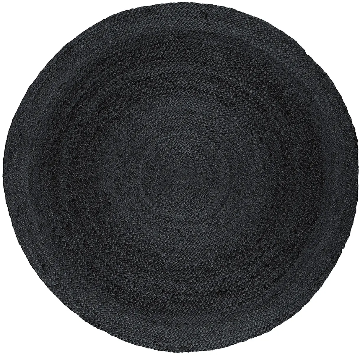Anji Mountain Black Flatweave Braided Rug