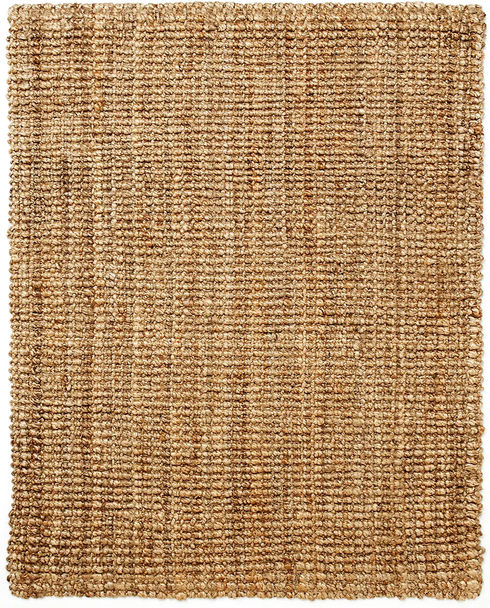 Anji Mountain Beige Braided Solid Color Rug 2
