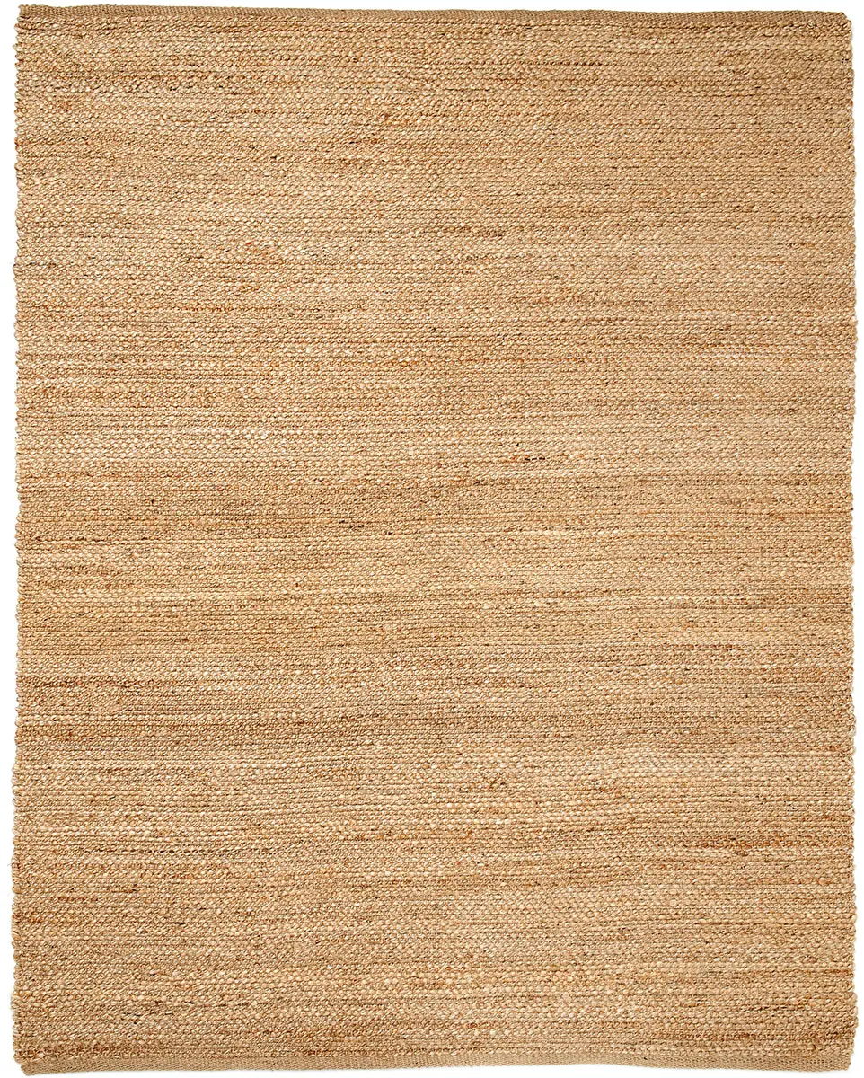 Anji Mountain Beige Braided Solid Color Rug