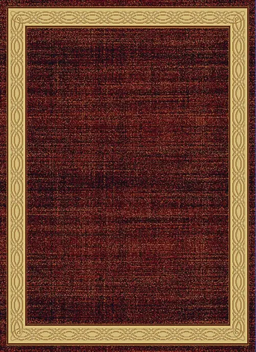 Modern Loom Yazd 1770 Red Abstract Rug