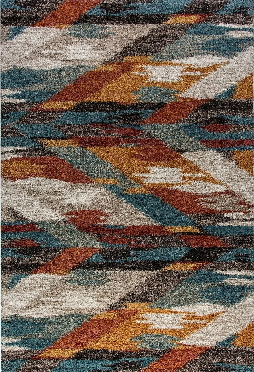 Modern Loom Mehari 23063 Multi Abstract Rug
