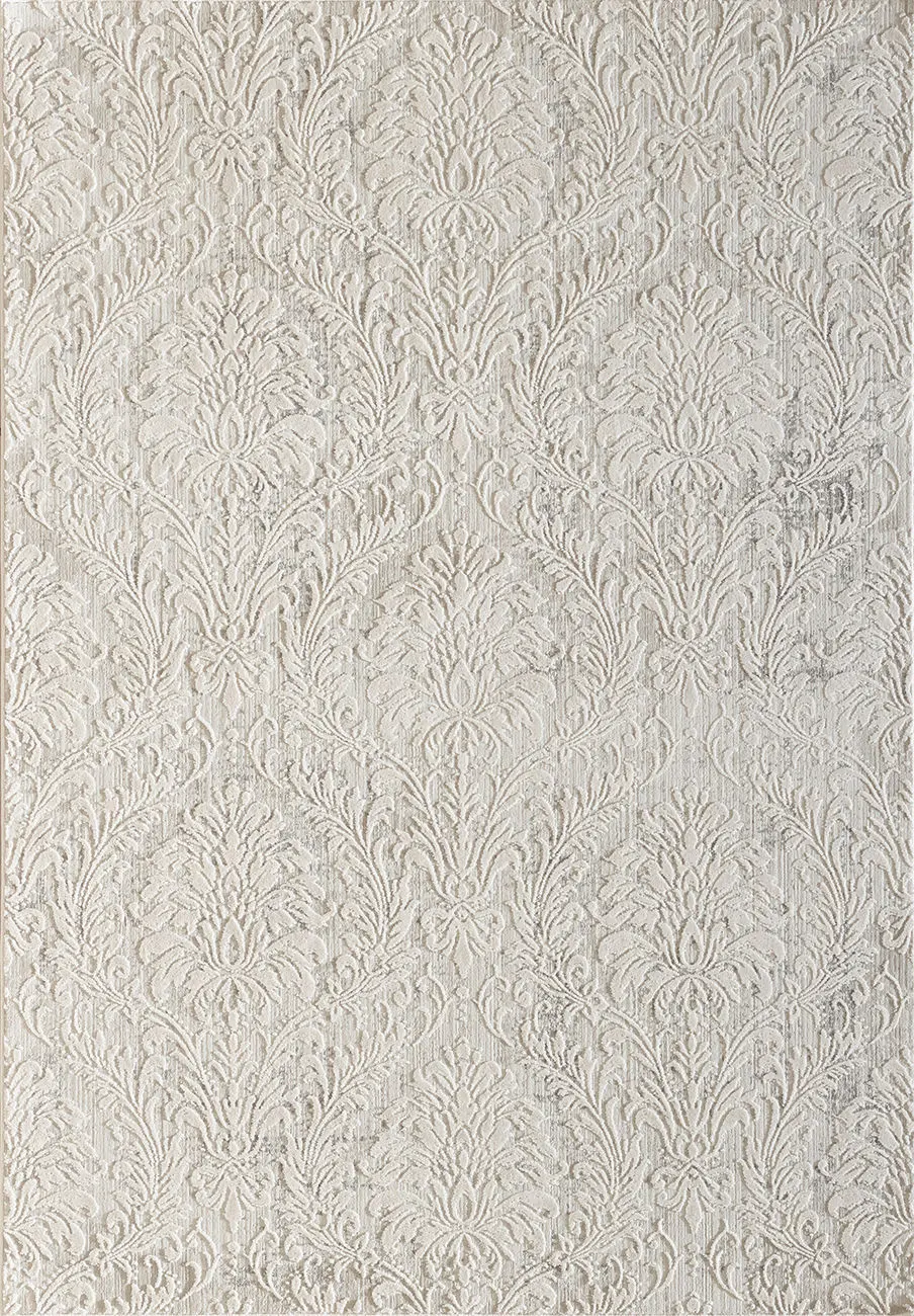 Dynamic Rugs White Silk Traditional Rug 6