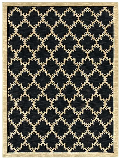 Dynamic Rugs Black Traditional Rug 7