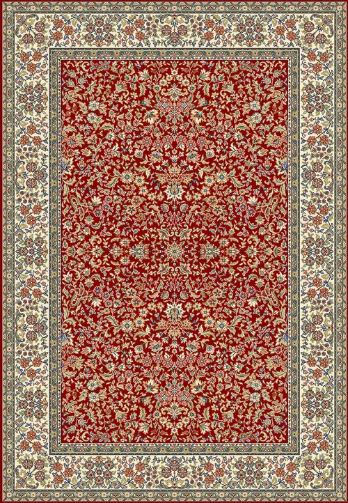 Dynamic Rugs Red Patterned Rug 2