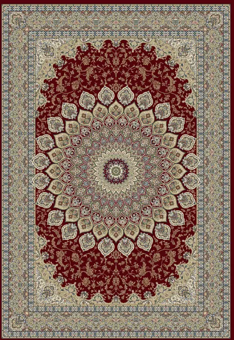 Dynamic Rugs Red Patterned Rug 3