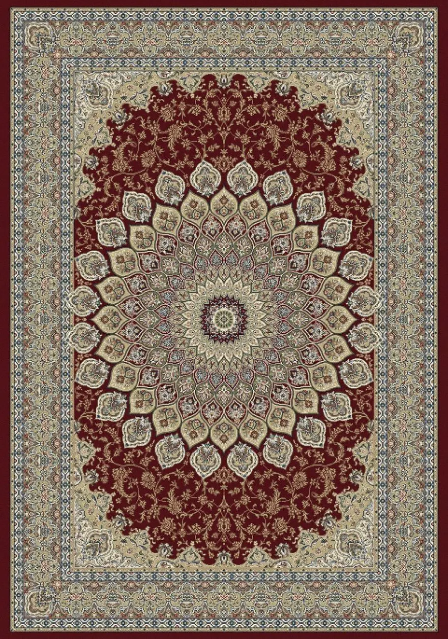 Modern Loom Ancient Garden 57090 Red Traditional Rug