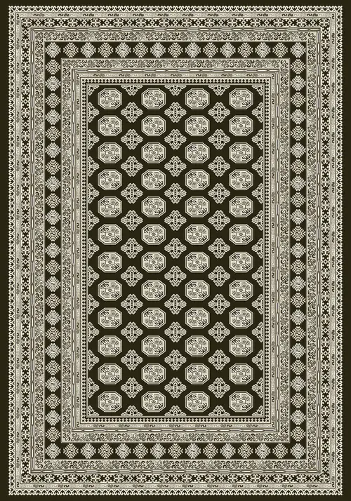 Dynamic Rugs Gray Patterned Rug 5