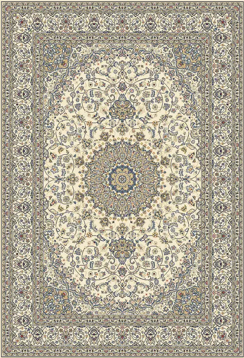 Dynamic Rugs White Patterned Rug 12