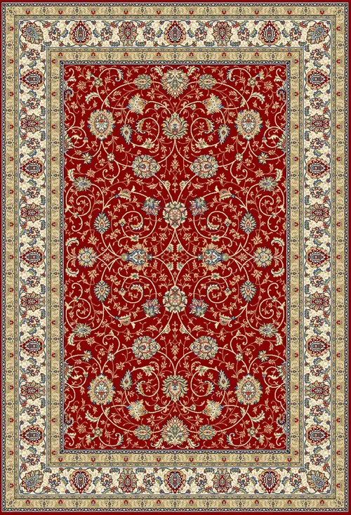 Dynamic Rugs Red Patterned Rug 5