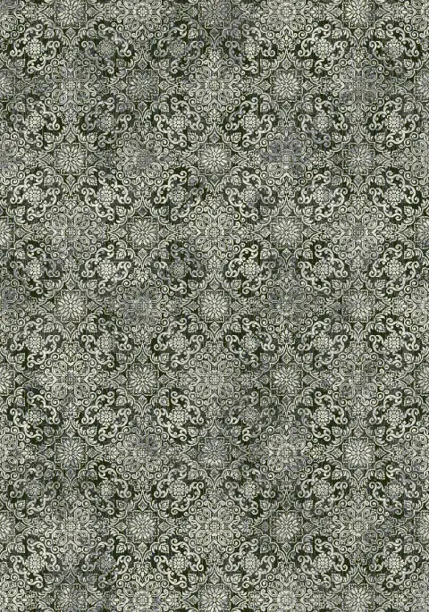 Dynamic Rugs Blue Patterned Rug 14