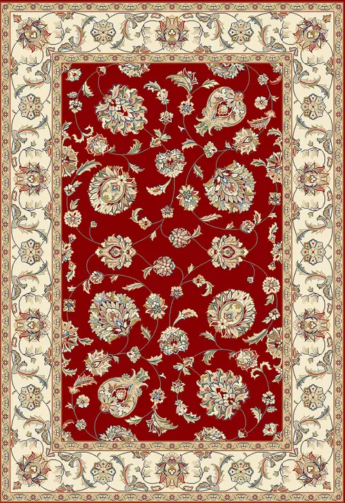 Dynamic Rugs Red Patterned Rug 7