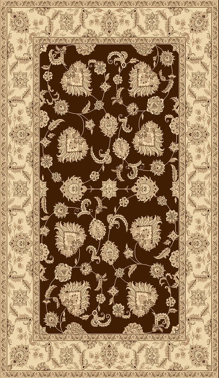 Dynamic Rugs Brown Rug 2