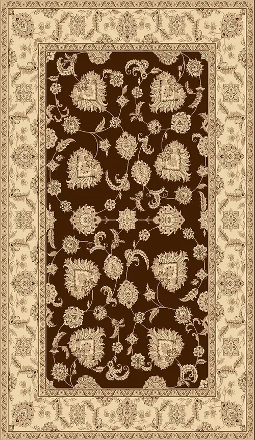 Dynamic Rugs Brown Rug 2