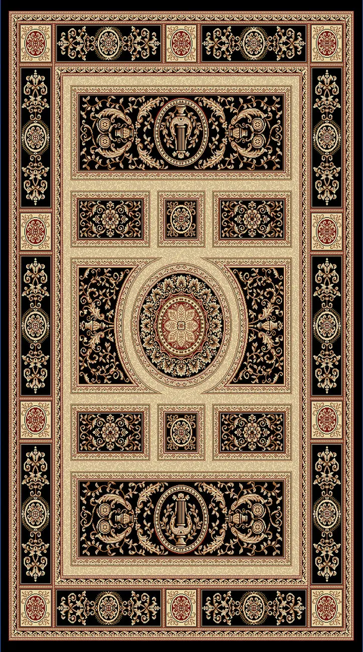 Dynamic Rugs Black Rug 3