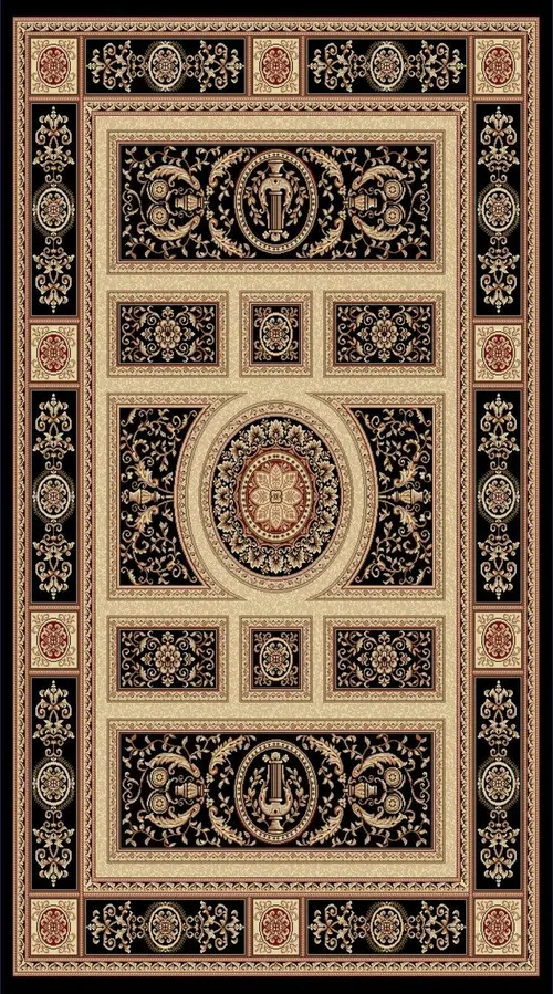 Modern Loom Legacy 58021 Black Rug