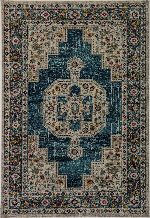 Modern Loom Zodiac 6620 Blue/Multi Traditional Rug