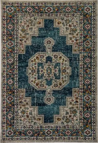Modern Loom Zodiac 6620 Blue/Multi Traditional Rug