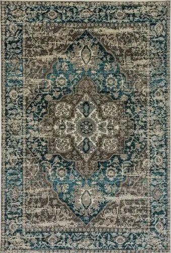 Modern Loom Zodiac 6623 Grey/Blue Transitional Rug