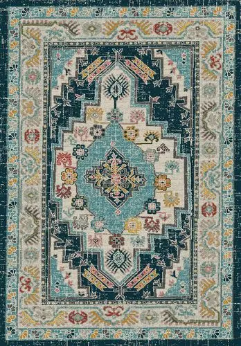 Modern Loom Zodiac 6631 Beige/Blue Traditional Rug