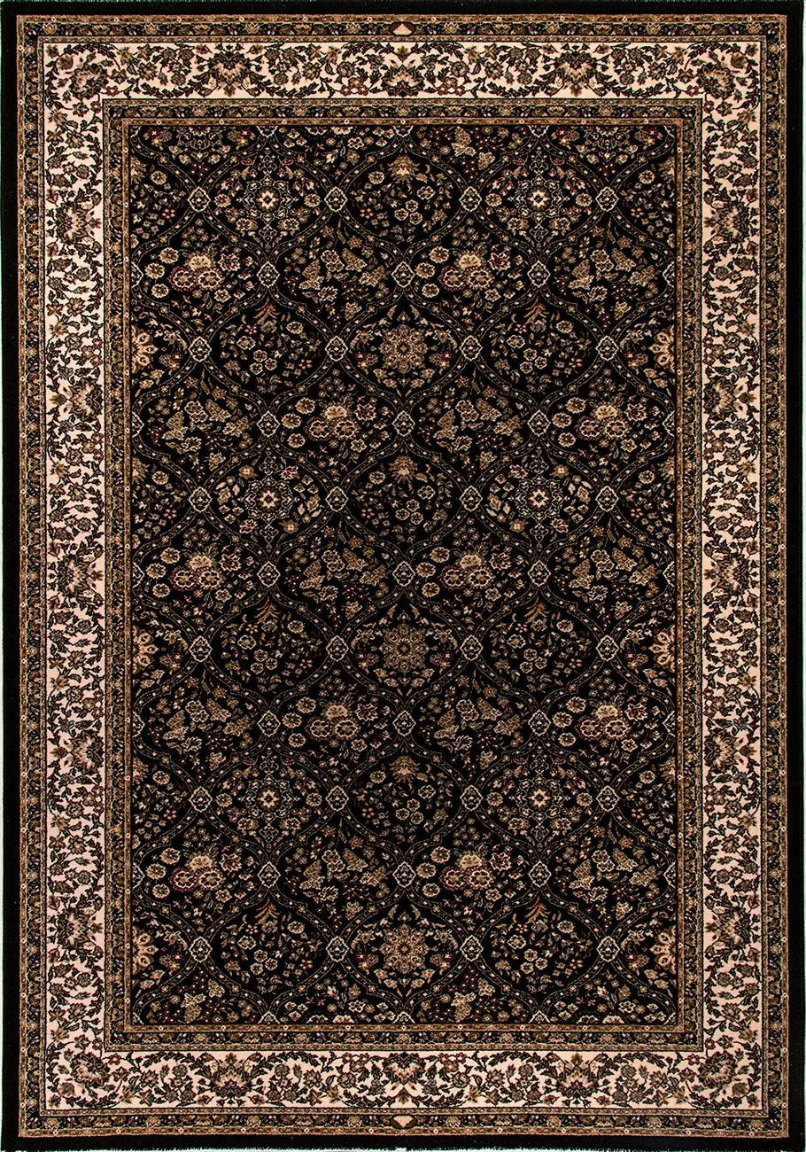 Dynamic Rugs Black Traditional Rug 2