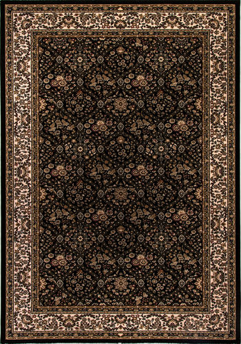 Modern Loom Brilliant 7211 Black Traditional Rug Product Image