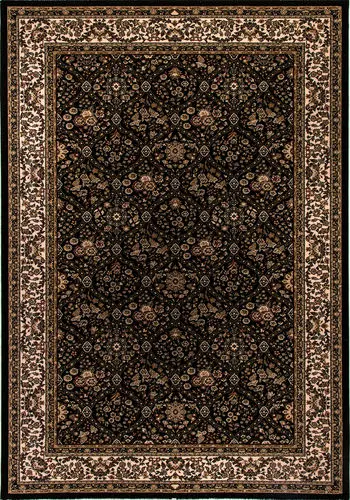 Modern Loom Brilliant 7211 Black Traditional Rug