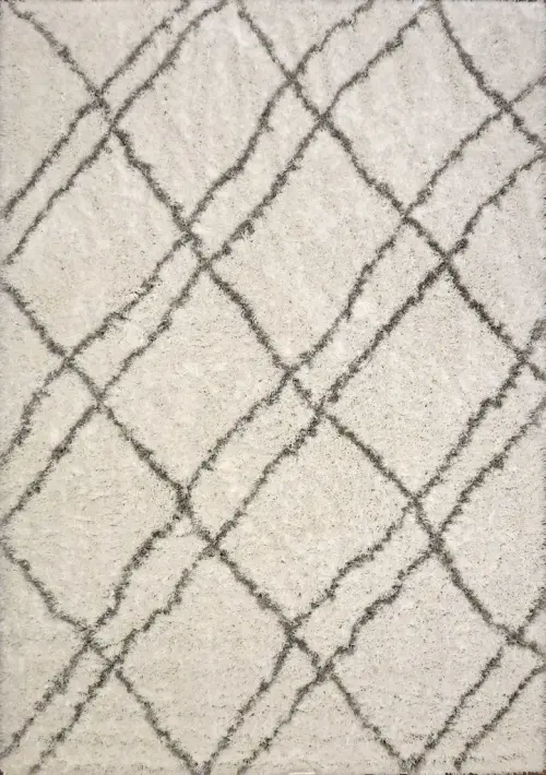 Modern Loom Nordic 7431 White/Silver Rug