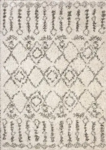 Modern Loom Nordic 7433 White/Silver Rug