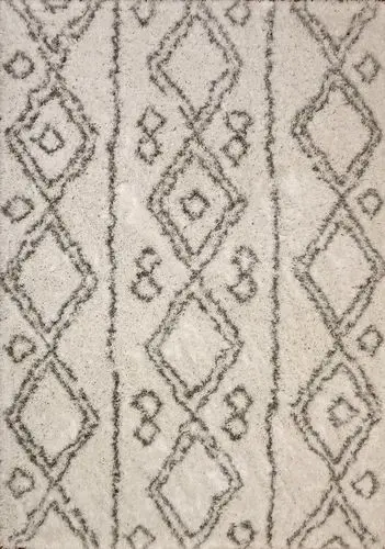 Modern Loom Nordic 7434 White/Silver Rug
