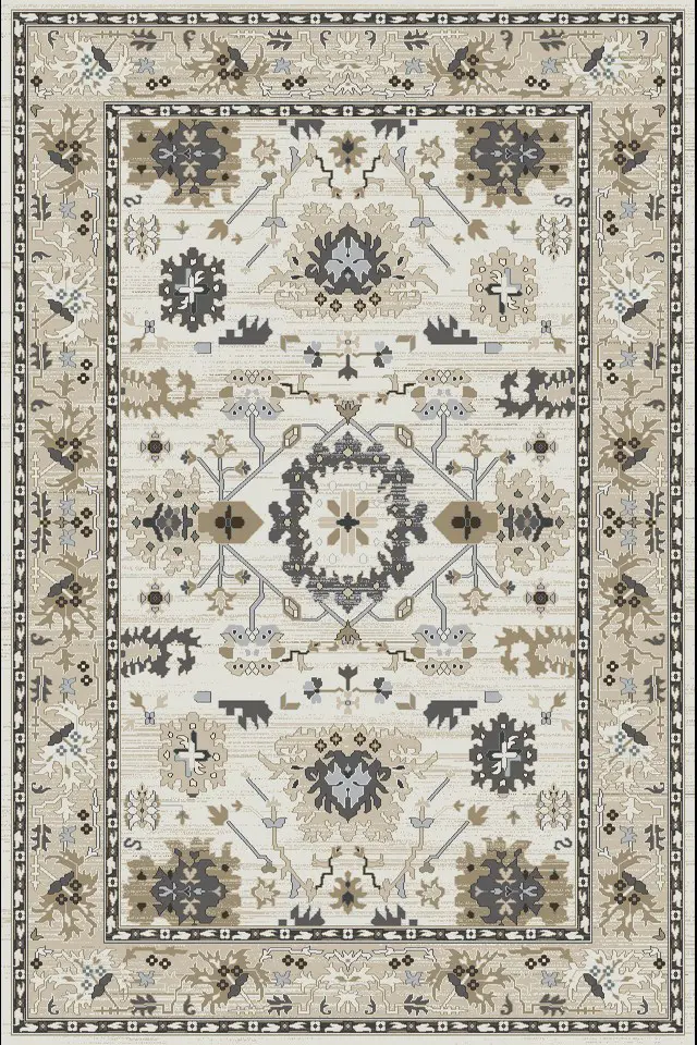 Dynamic Rugs White Traditional Rug 16