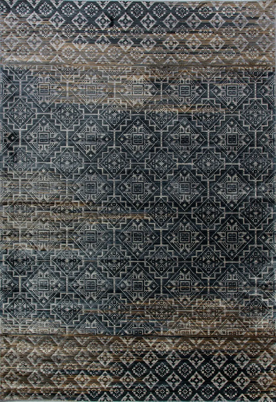 Modern Loom Royal Treasure 90277 Soft Blue/Mocha Silk Rug